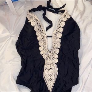 One piece bathing suit